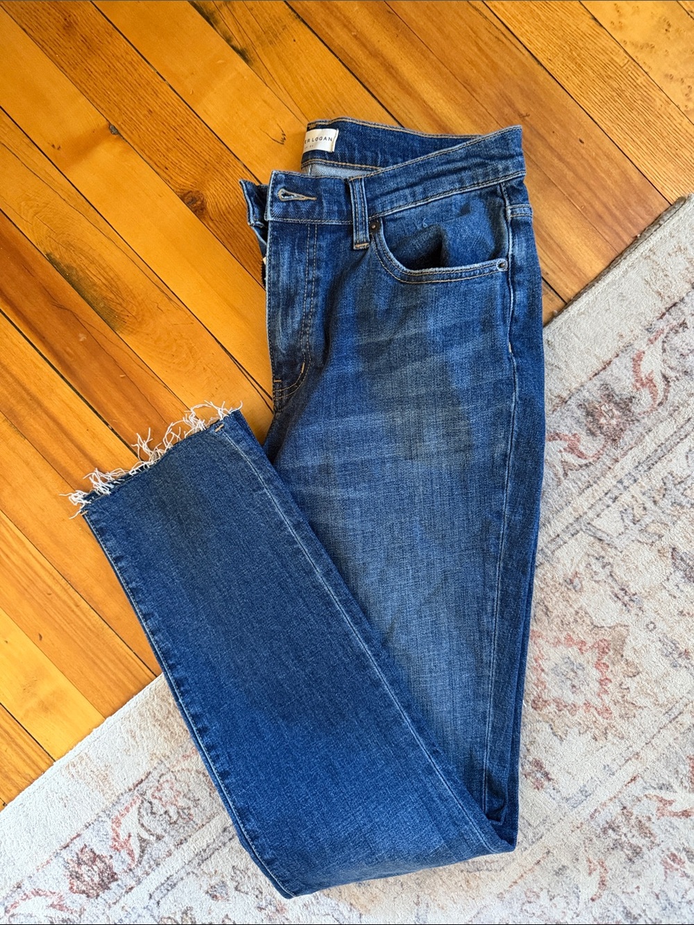 Oliver Logan Crosby High Rise Relaxed Taper Jean.